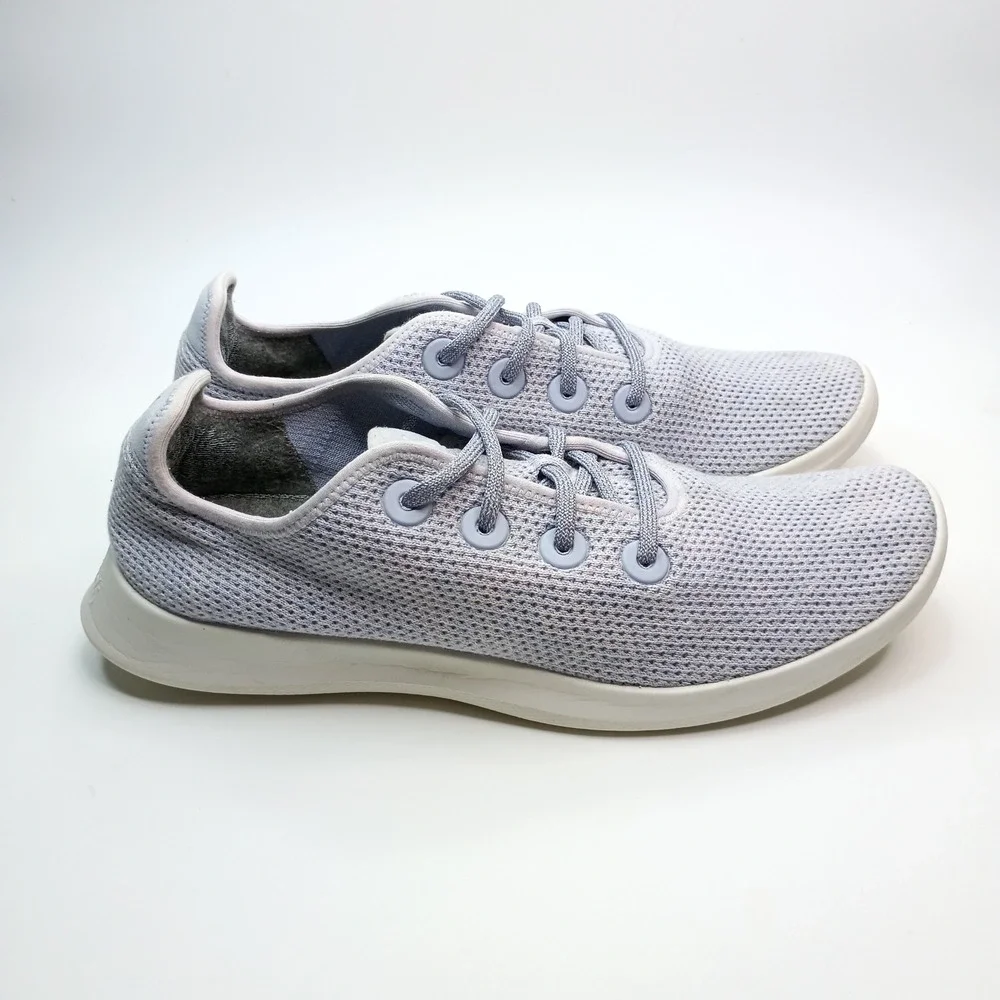 Allbirds Tree Runners Men 12 Light Blue Lavender Eucalyptus Mesh Sneakers TR M12